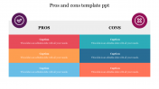 Amazing Free Pros And Cons Template PPT Presentation